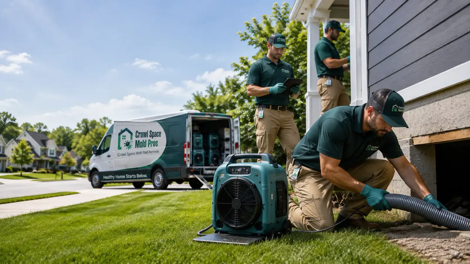 Crawl Space Mold Removal in Oyster Bay, NY